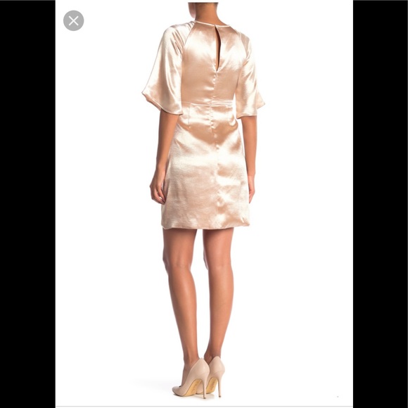 Laundry By Shelli Segal Satin Tie Front Dress,NWT - Picture 2 of 2